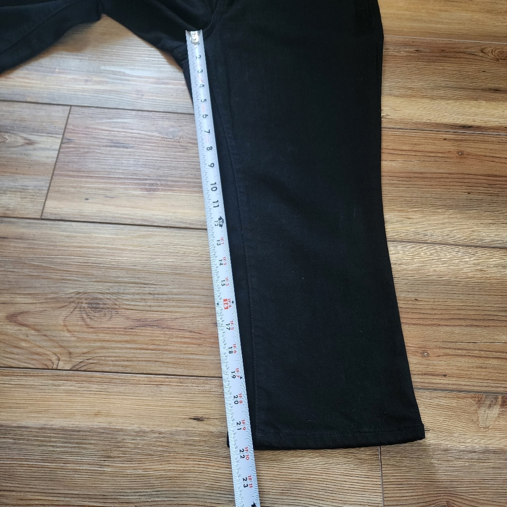 Ralph Lauren Jeans Womens 10 Black Modern Midcalf Cropped NEW - Picture 3 of 8